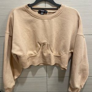 missguided cropped sweatshirt